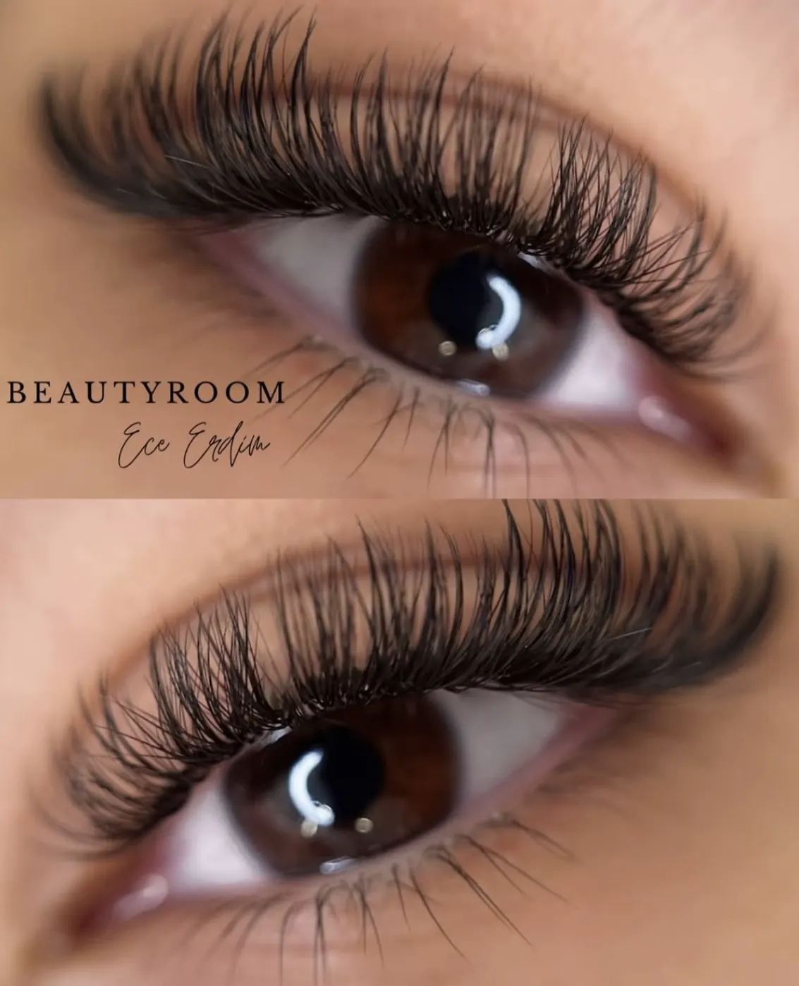 Wimpernverlängerung Schulung – Ergebnis einer Lash Extensions Behandlung
